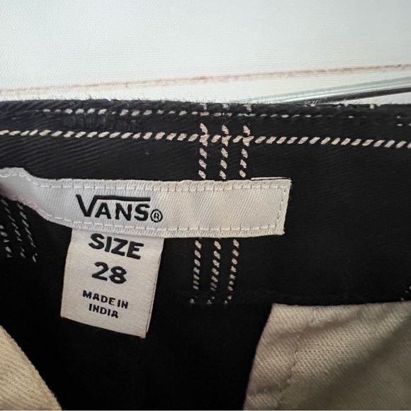 Vans black & white checkered pants size 28 - Picture 4 of 7
